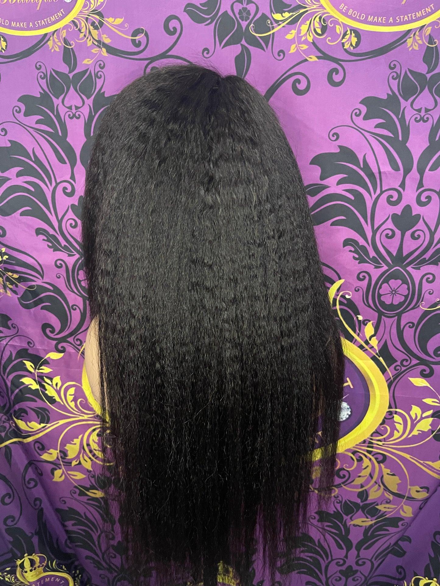 NUSI (Kinky Straight)- Bold Statement Boutique Luxury Wigs
