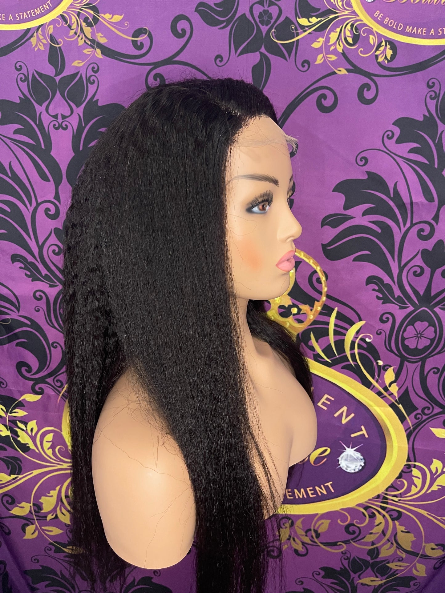 NUSI (Kinky Straight)- Bold Statement Boutique Luxury Wigs