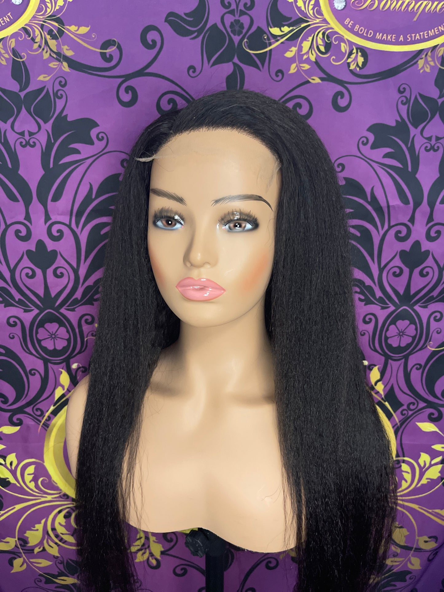 NUSI (Kinky Straight)- Bold Statement Boutique Luxury Wigs